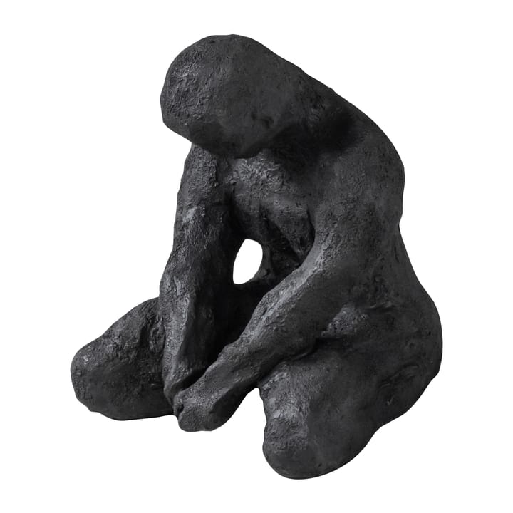 Art piece meditierender Mann 15cm, Black Mette Ditmer