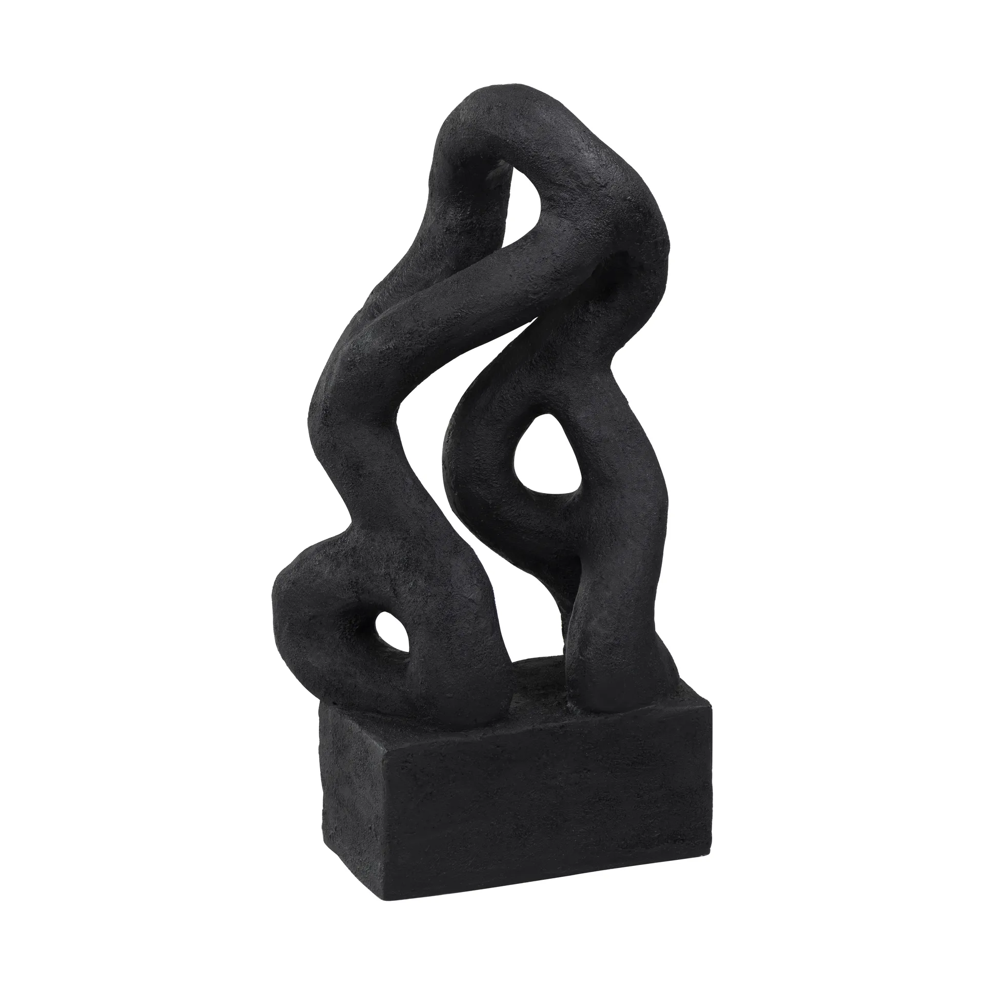 Art piece Symbiosis Skulptur 29 cm, Black Mette Ditmer
