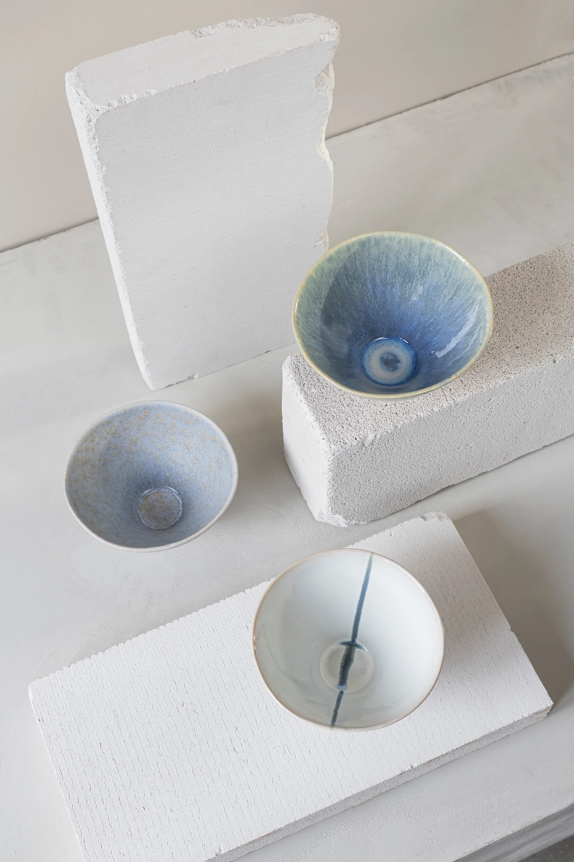 Elements Schale medium Ø15,5 cm 3-teilig, Blue Mette Ditmer