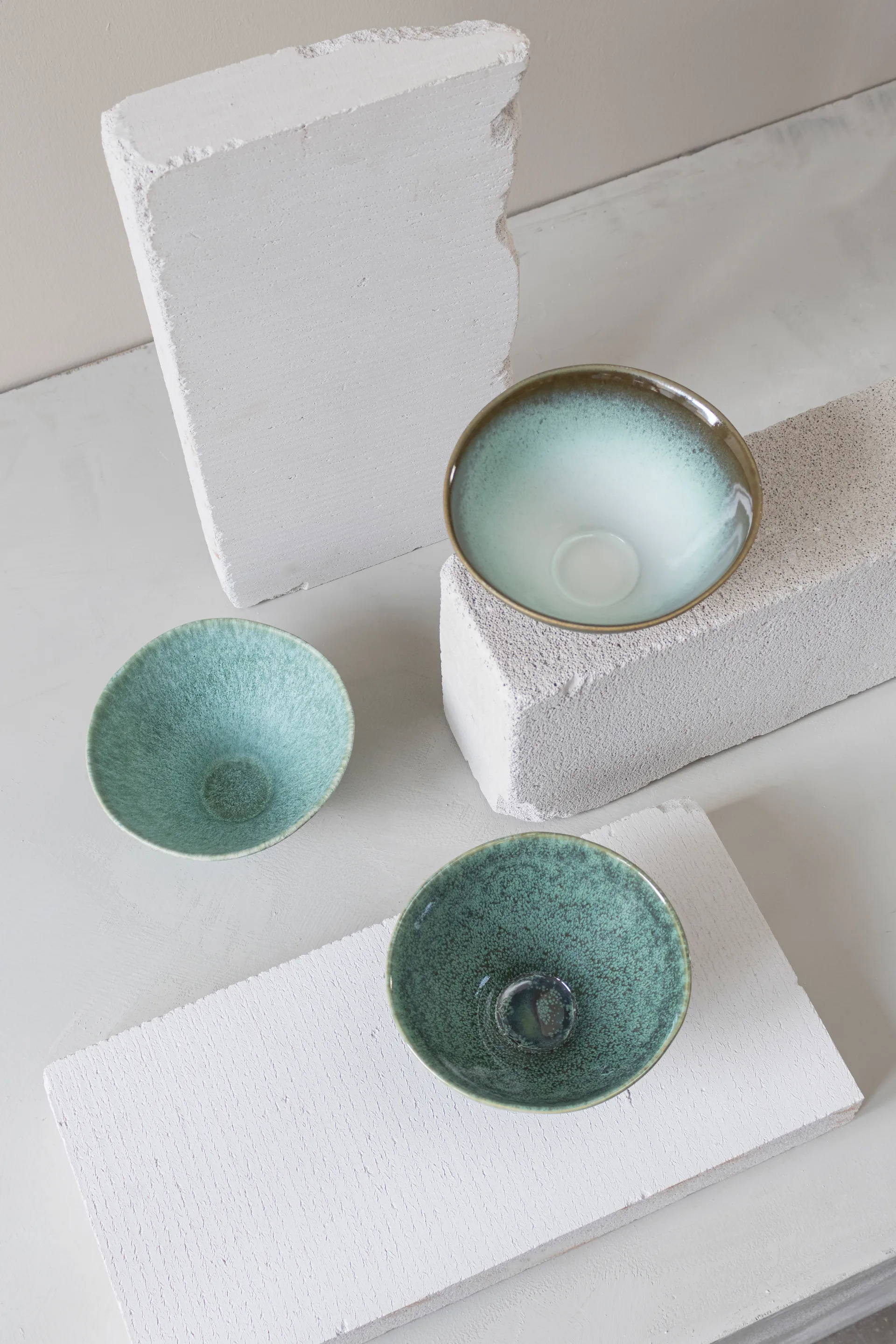 Elements Schale medium Ø15,5 cm 3-teilig, Green Mette Ditmer