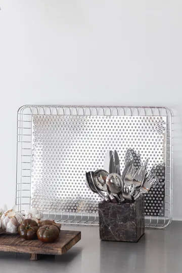 Lift Serviertablett 33,5x45,5 cm - Chrome - Mette Ditmer