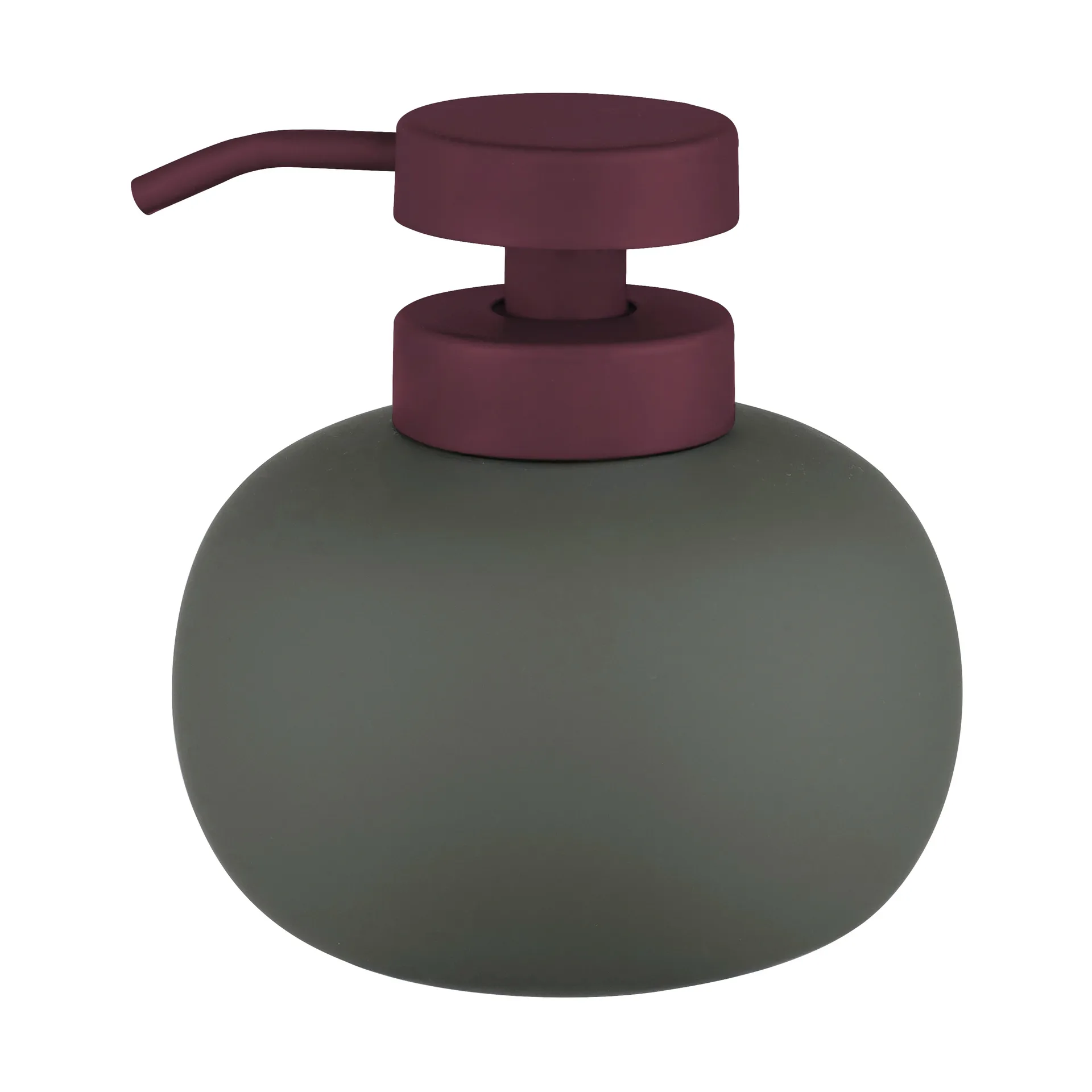 Lotus play Seifenpumpe niedrig, inkl. 2 Pumpenköpfen, Dark olive Mette Ditmer