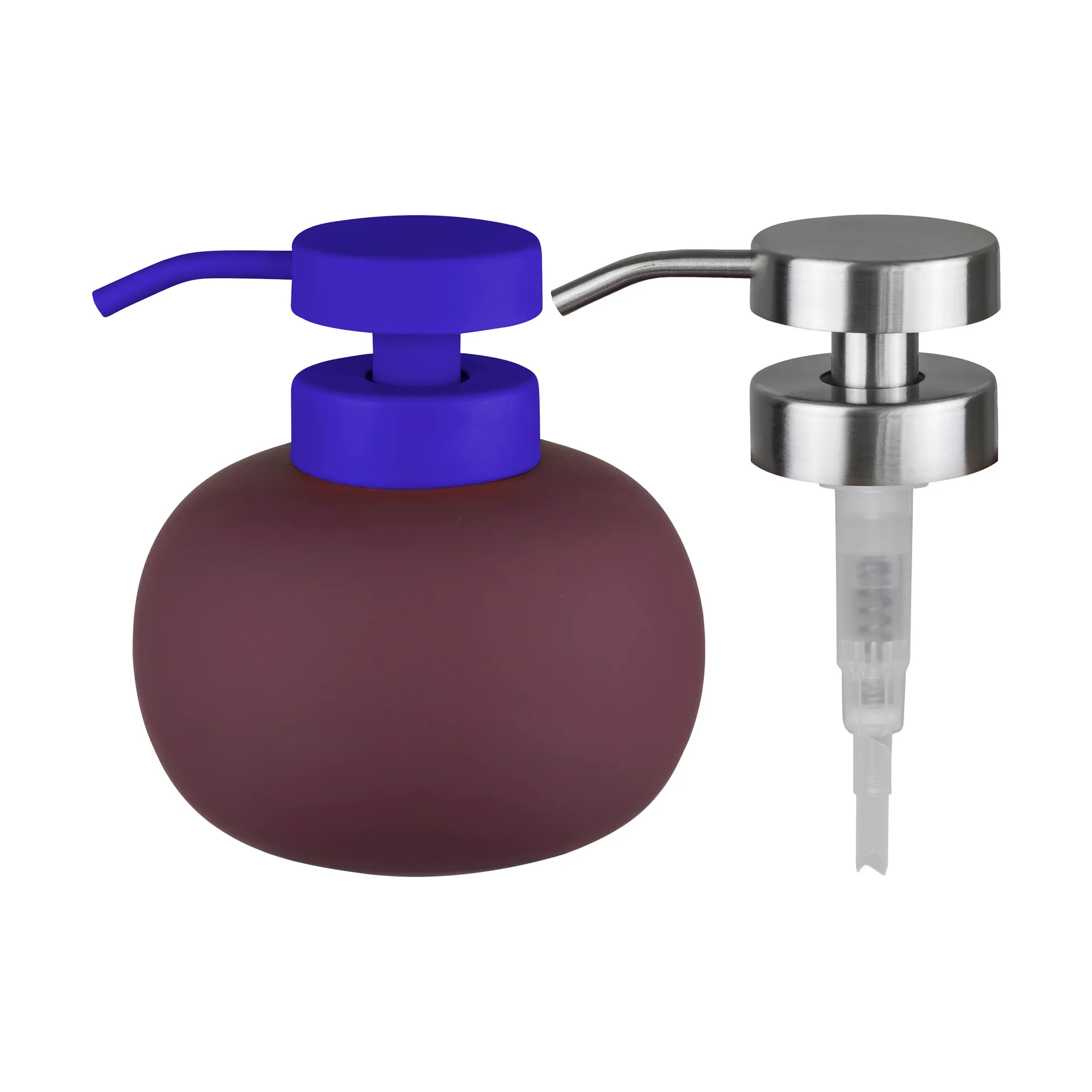 Lotus play Seifenpumpe niedrig, inkl. 2 Pumpenköpfen, Wine Mette Ditmer