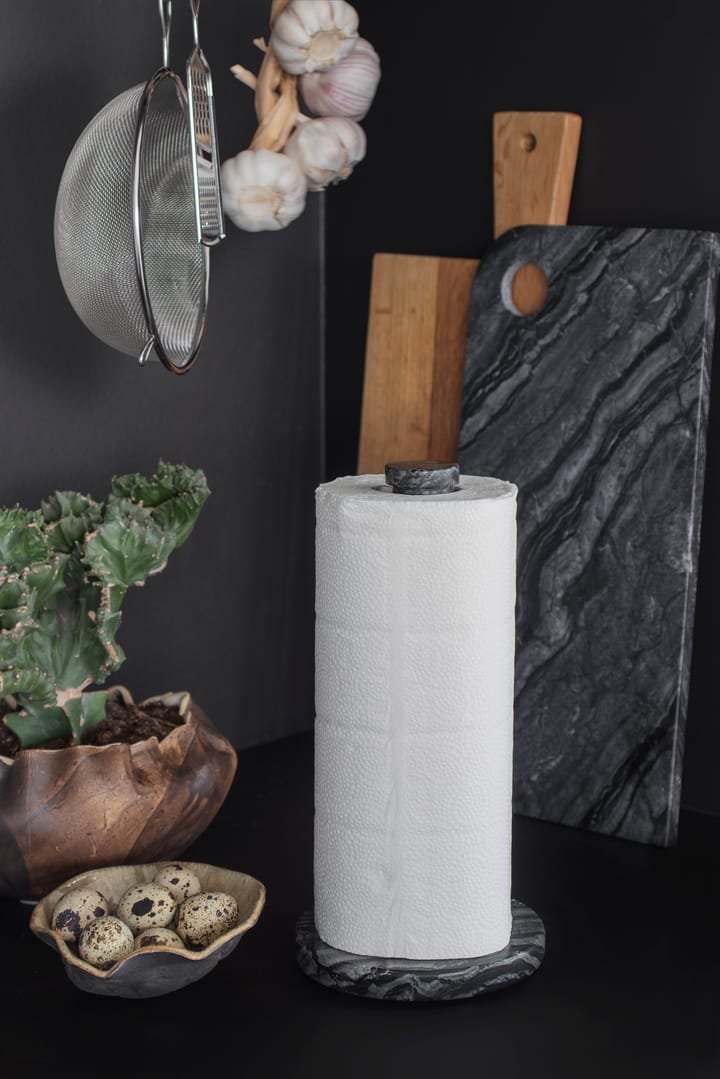 Marble Küchenrollenhalter, Black-Grey Mette Ditmer