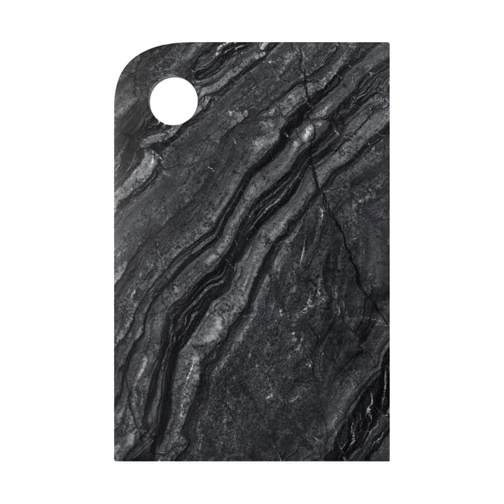 Marble Serviertablett medium  20x30 cm, Black-Grey Mette Ditmer
