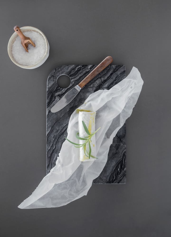 Marble Serviertablett medium  20x30 cm, Black-Grey Mette Ditmer