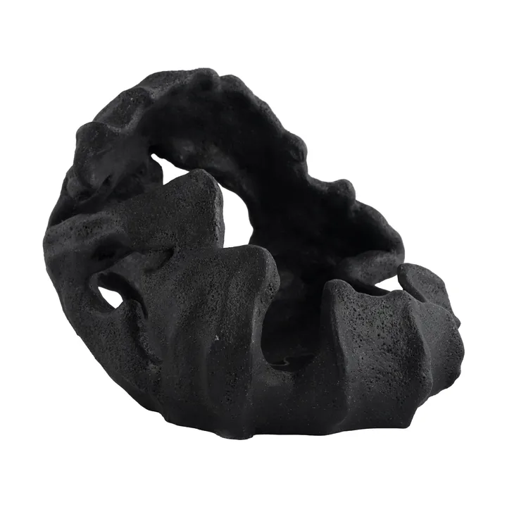 Reef Blockkerzenhalter - Schwarz, Ø16,5x13 cm - Mette Ditmer