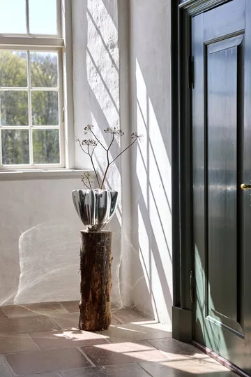 Shell Vase - Groß, 30 cm, Chrom - Mette Ditmer