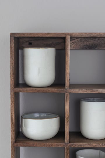 Showcase Wandregal 40x53 cm - Dark Oiled Oak - Mette Ditmer