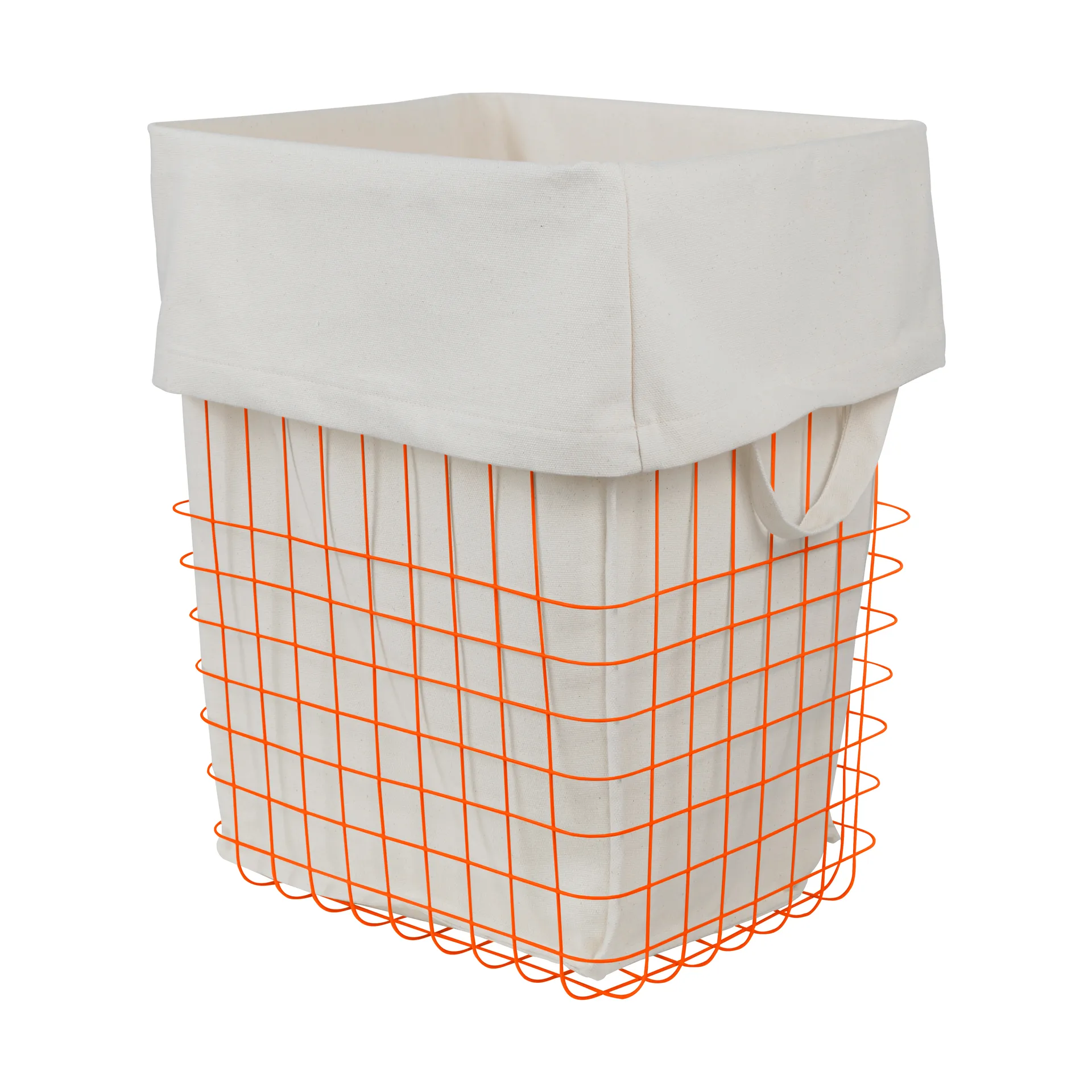 Store-it Aufbewahrungskorb mit Baumwollbeutel Large, Orange Mette Ditmer