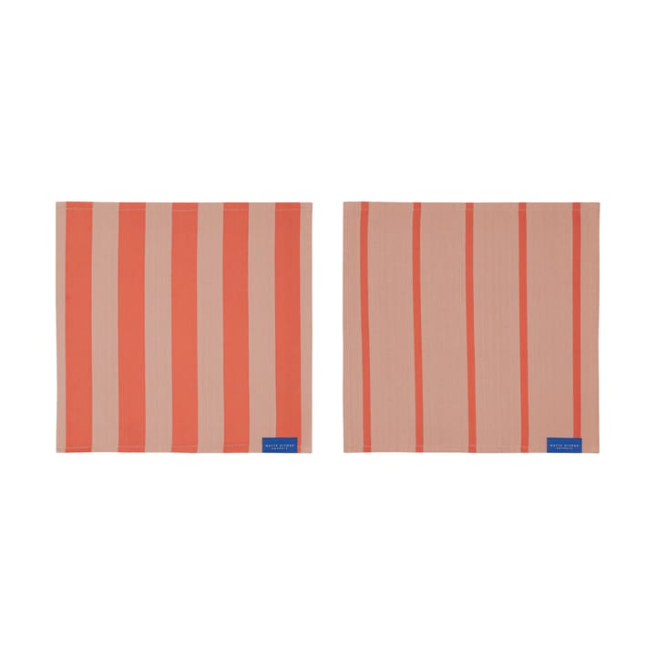 Stripes Geschirrtuch 33x33 cm 2er-Pack, Latte Mette Ditmer