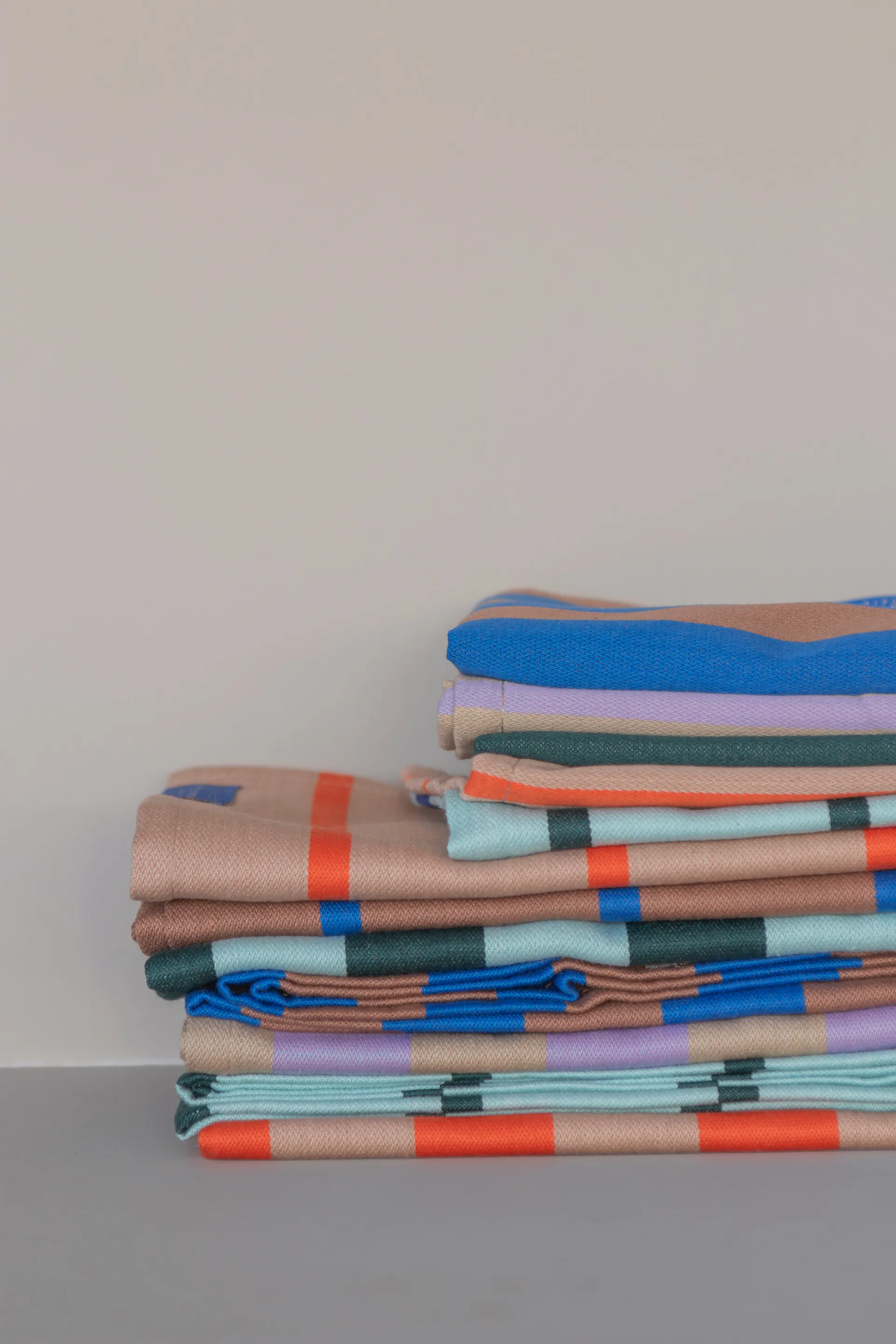 Stripes Geschirrtuch 33x33 cm 2er-Pack, Latte Mette Ditmer