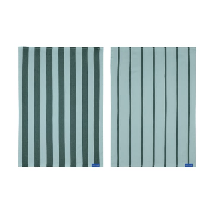 Stripes Küchenhandtuch 50x70 cm 2er-Pack, Mint Mette Ditmer