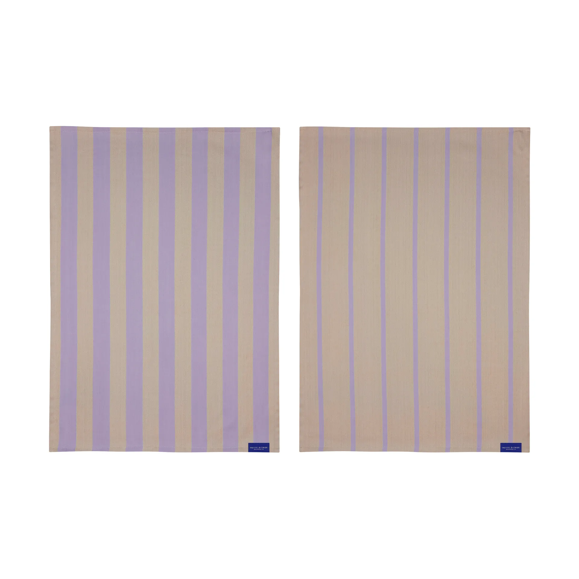 Stripes Küchenhandtuch 50x70 cm 2er-Pack, Sand Mette Ditmer