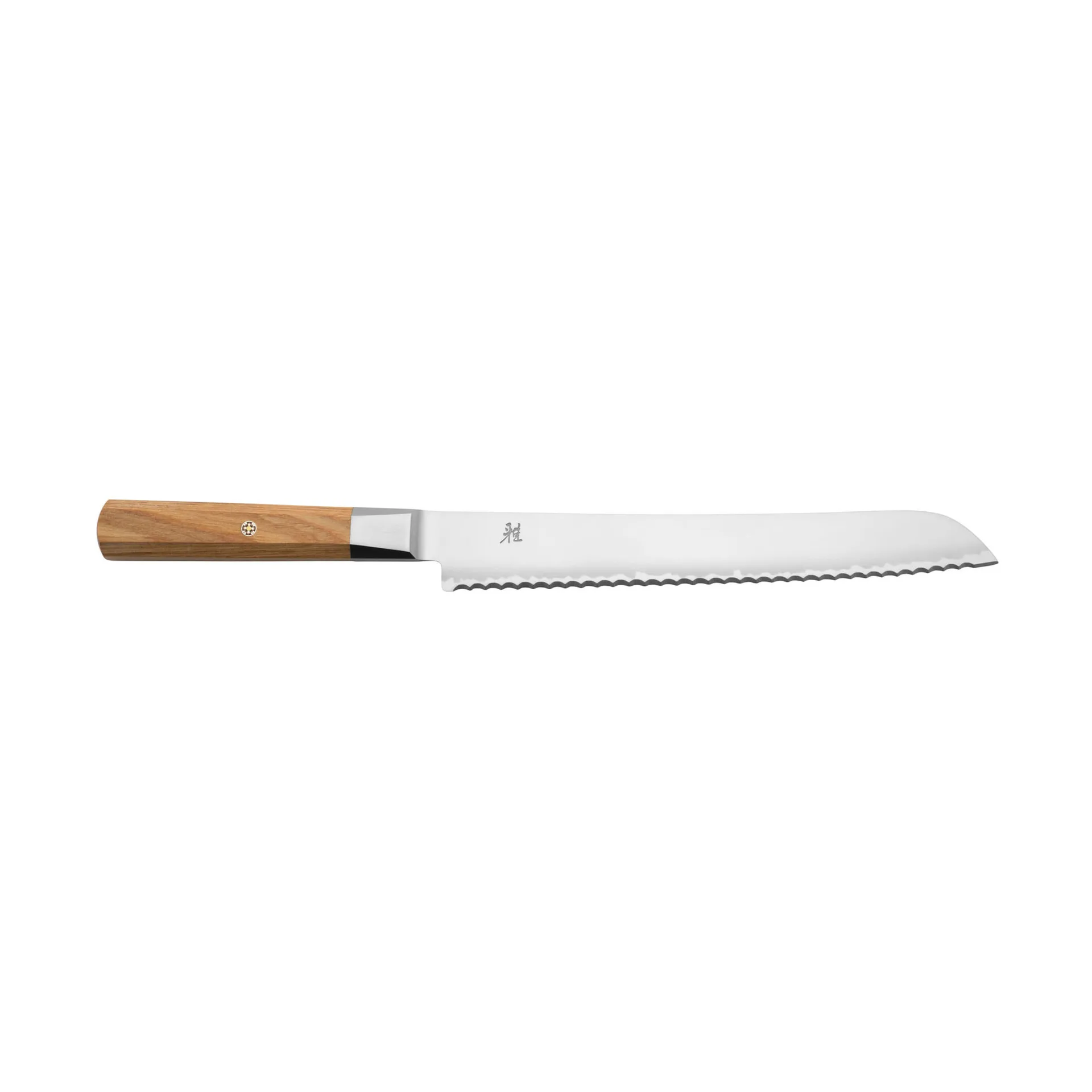Koya 4000FC Brotmesser 23 cm, Damaskus-braun Pakkaholz Miyabi