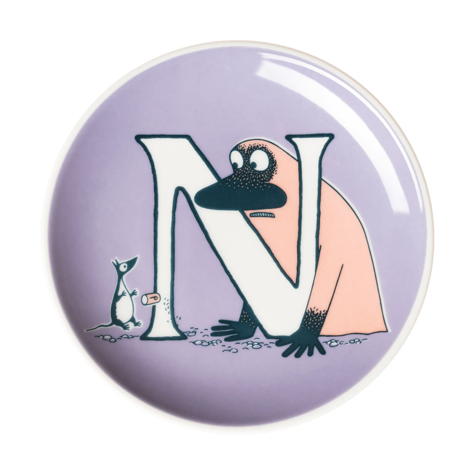 ABC Mumin Mini-Teller, N, 10,5 cm Moomin Arabia