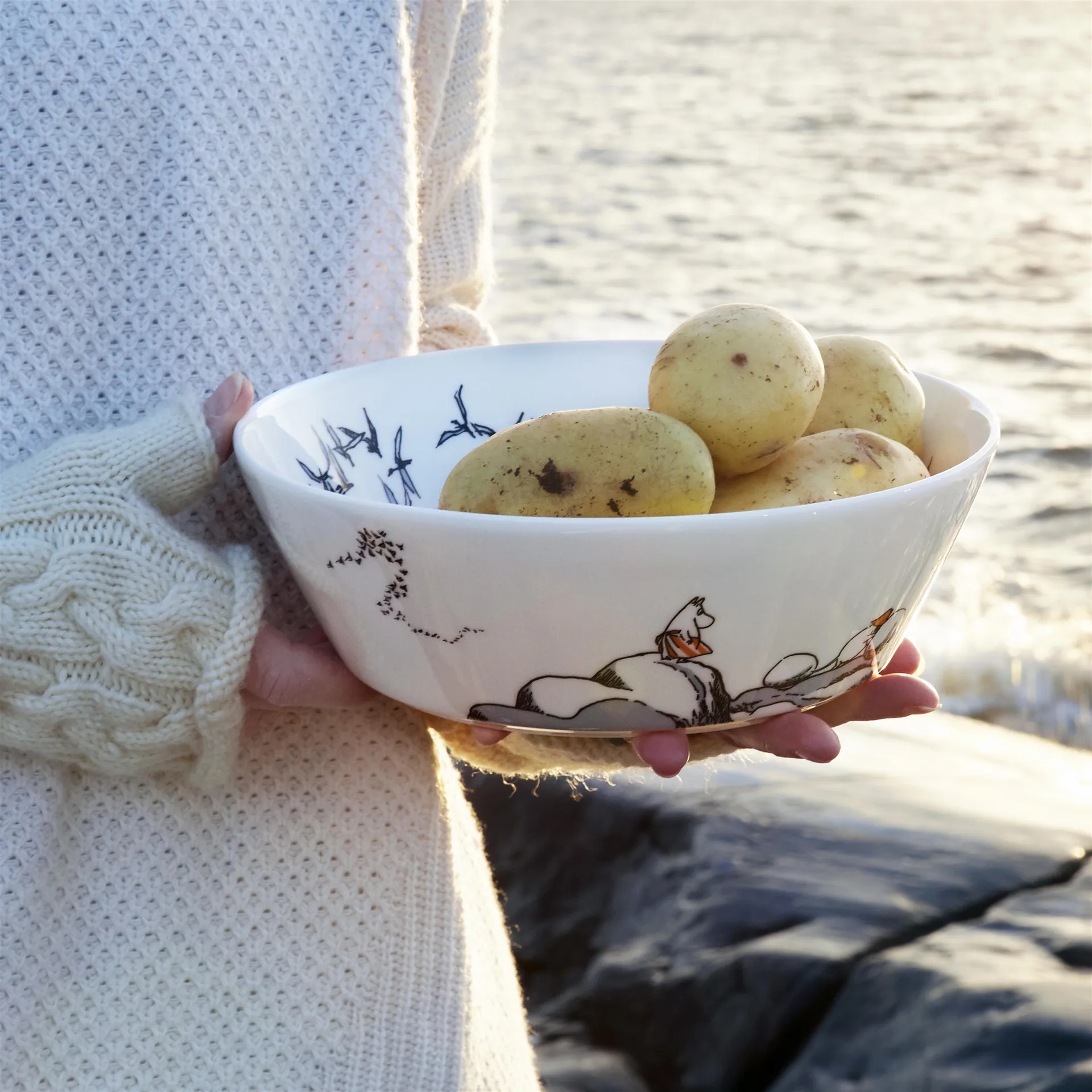 Die Treue zum Ursprung Mumin Servierschale, 23 cm Moomin Arabia