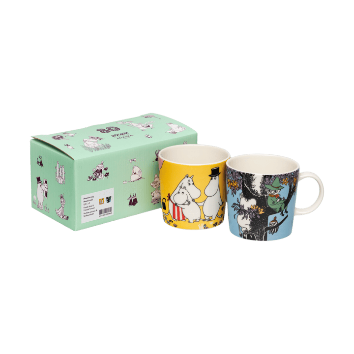 Familienzeit & Freunde für immer Muminbecher 2-teilig - 30 cl - Moomin Arabia