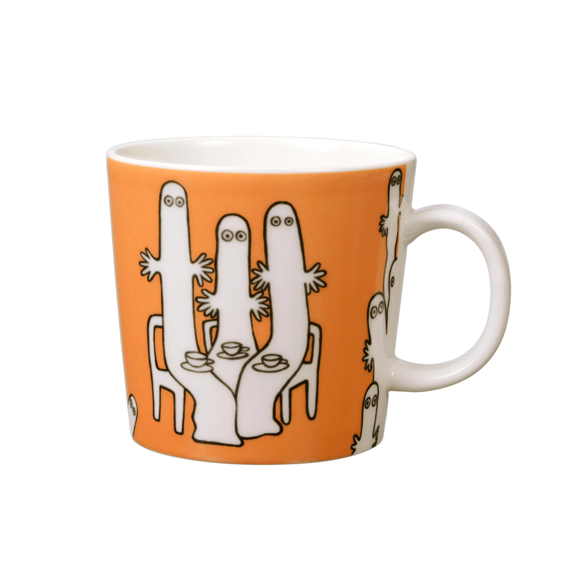 Hatifnatten Mumin Tasse, Orange Moomin Arabia