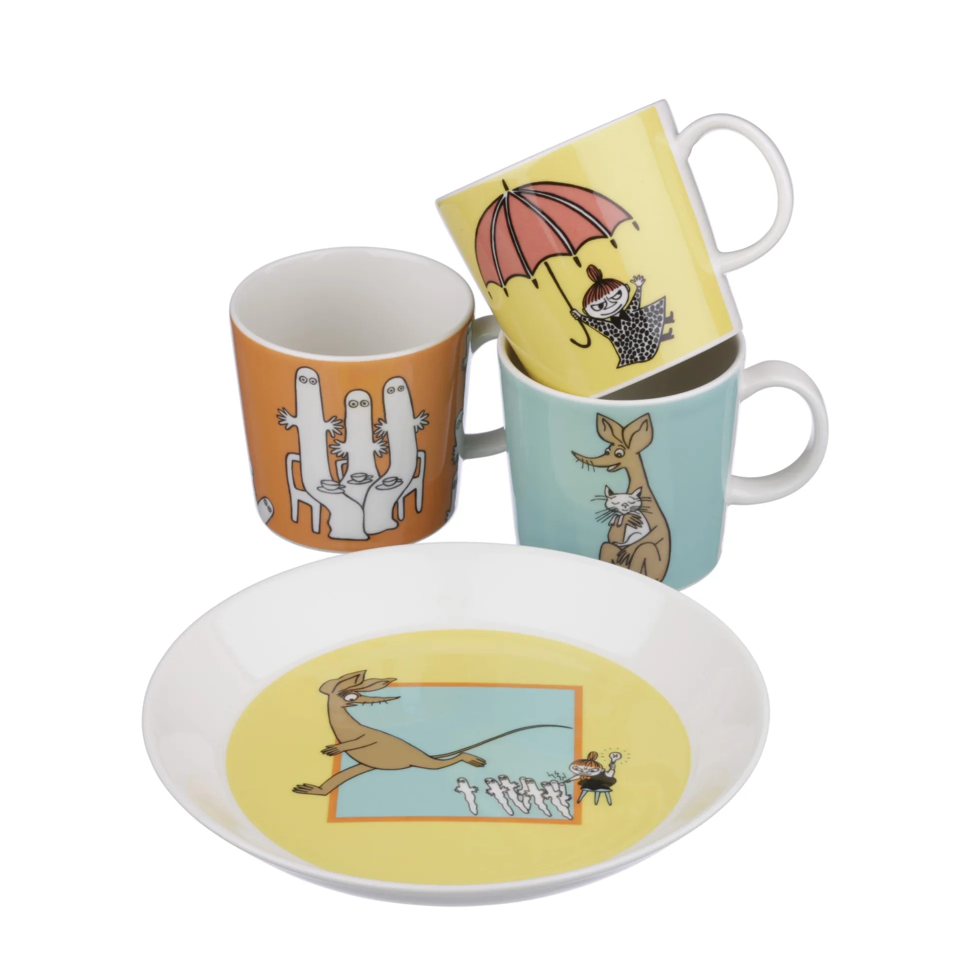 Hatifnatten Mumin Tasse, Orange Moomin Arabia