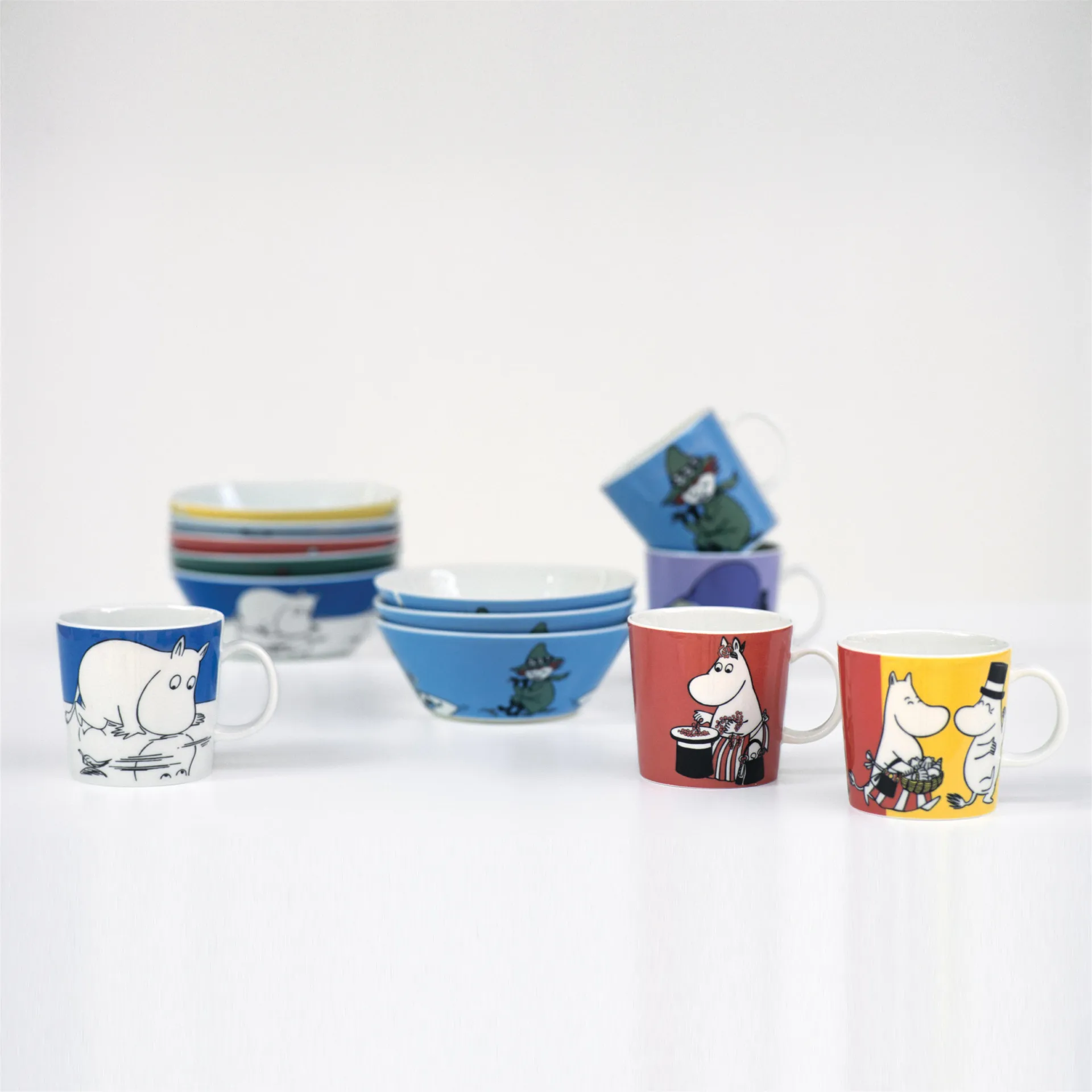 Hatifnatten Mumin Tasse, Orange Moomin Arabia