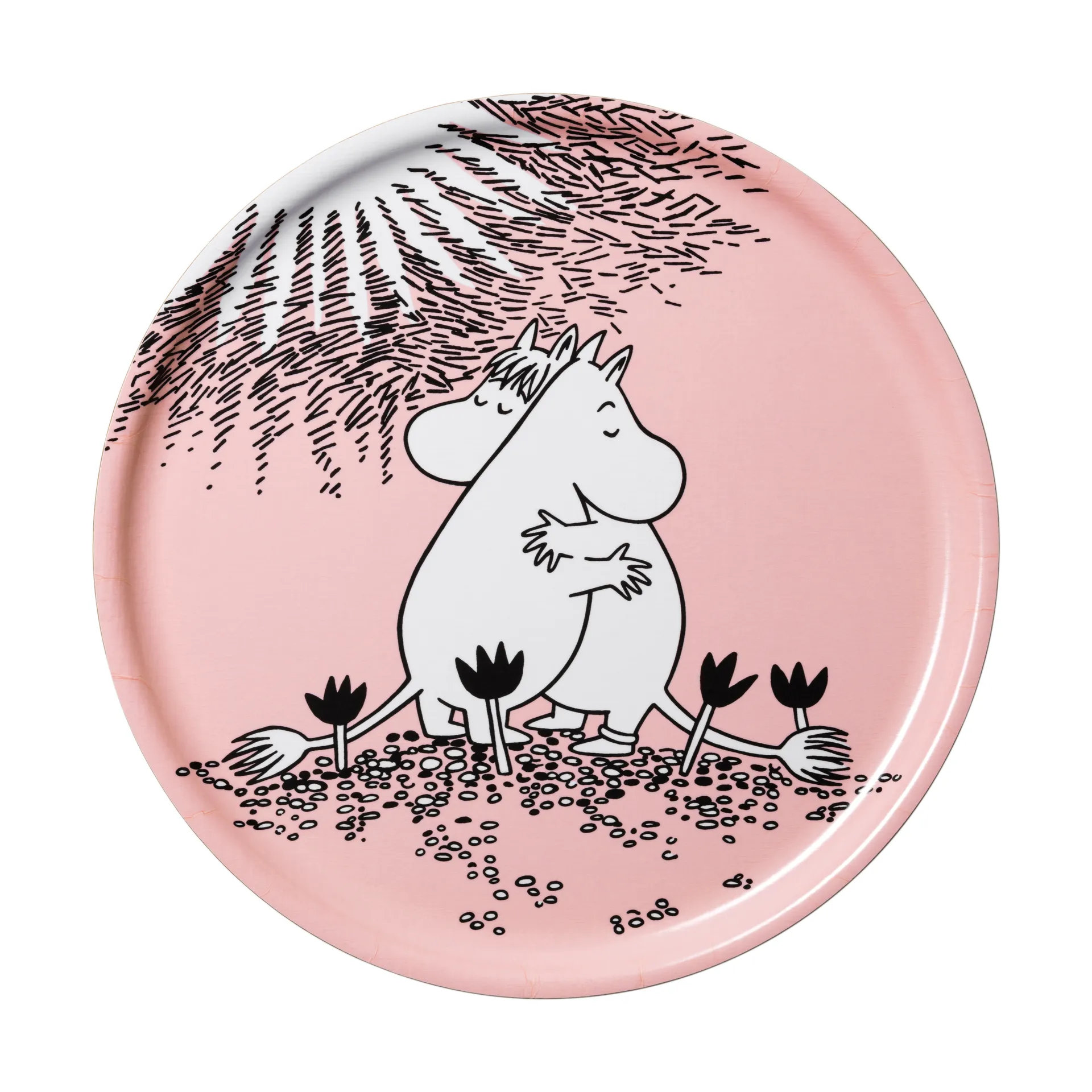 Liebe Mumin Tablett, Ø35 cm Moomin Arabia