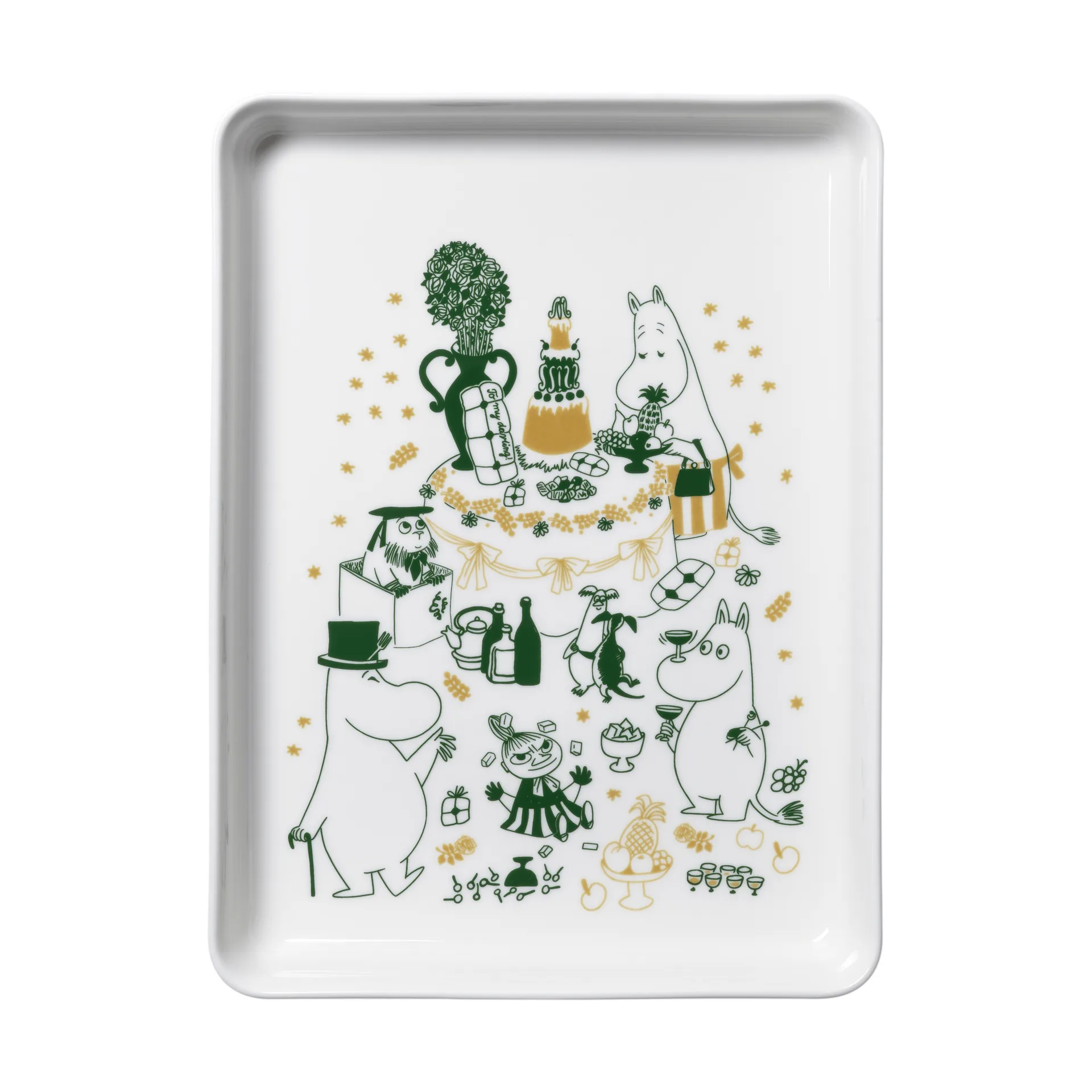 Liebesgeschenk Mumin-Teller, 24x32 cm Moomin Arabia