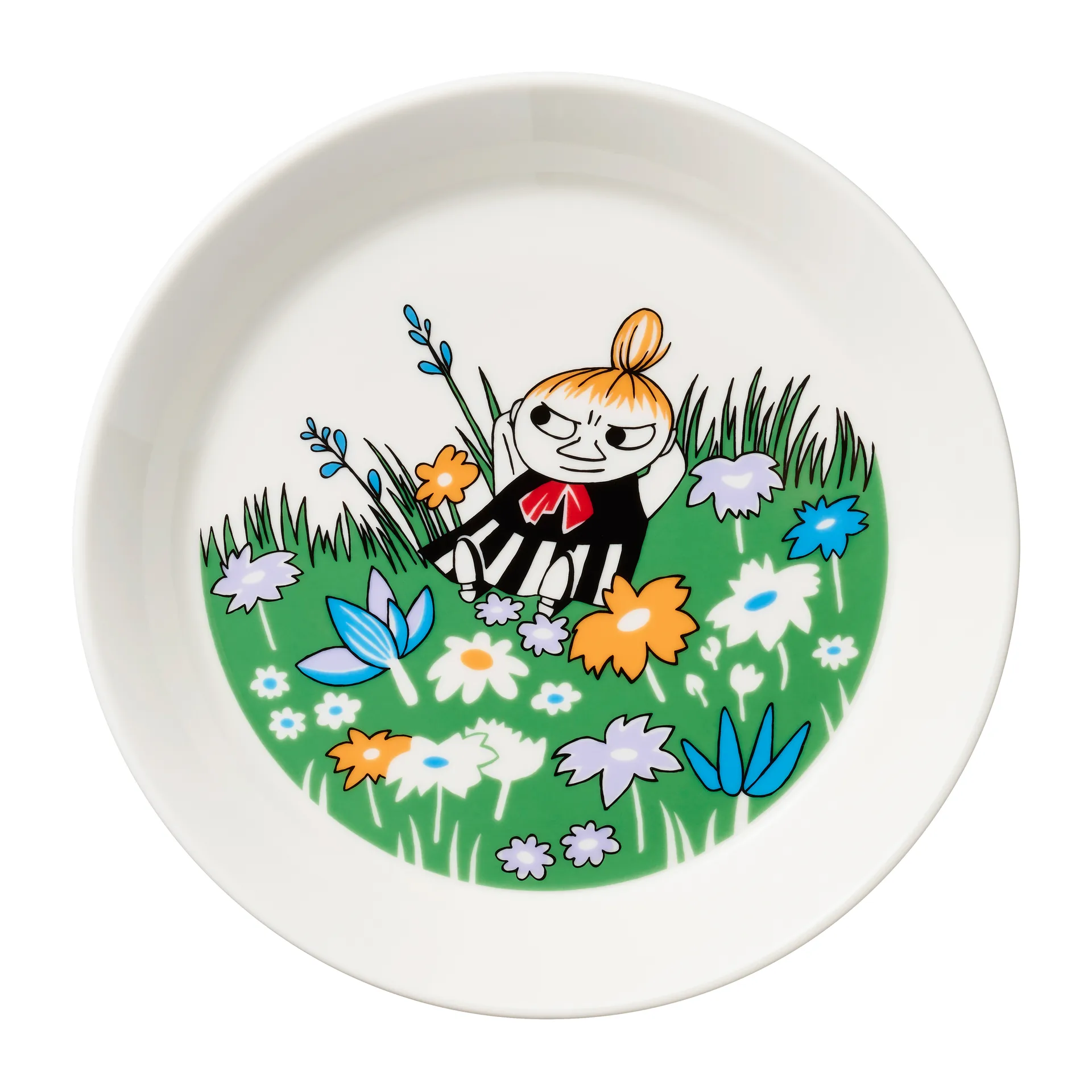 Little my and meadow Mumin Teller, Weiß-multi Moomin Arabia