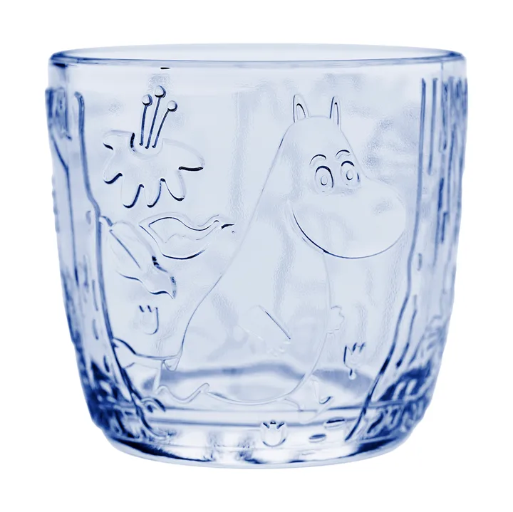 Moomin Wasserglas 28 cl 2er Pack - Hellblau - Moomin Arabia