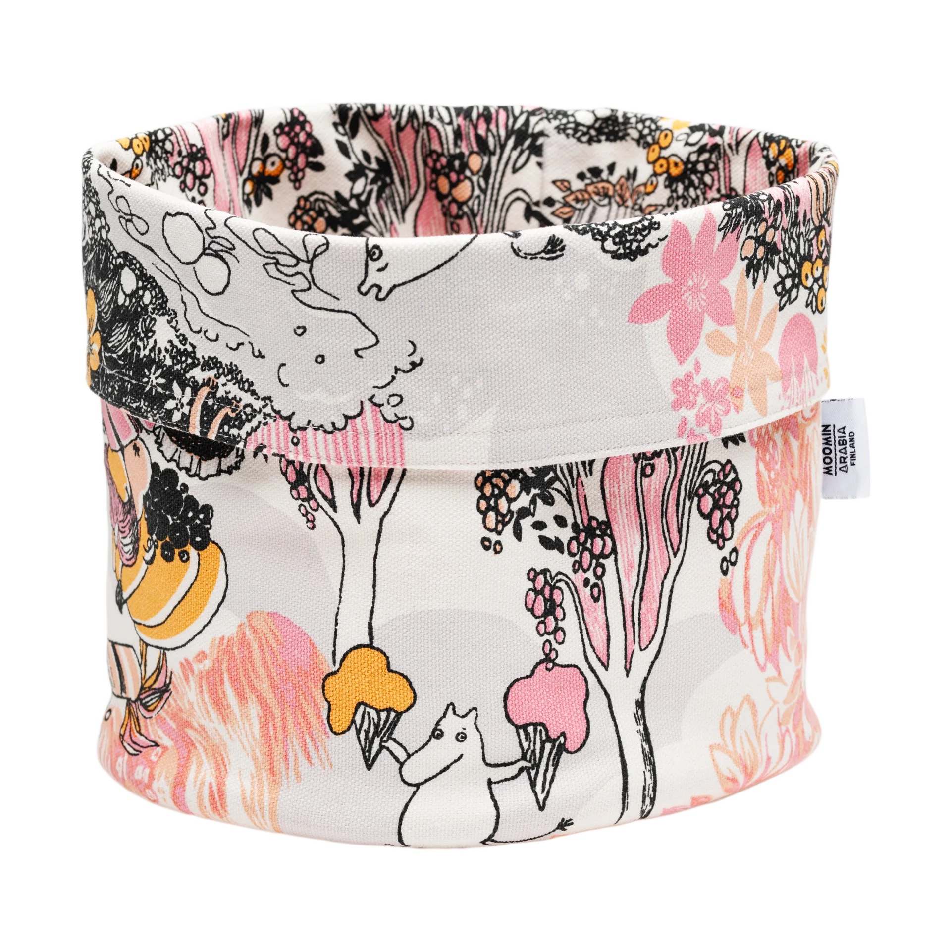 Mumin Aufbewahrungskorb Ø20x24 cm, Rosa Moomin Arabia