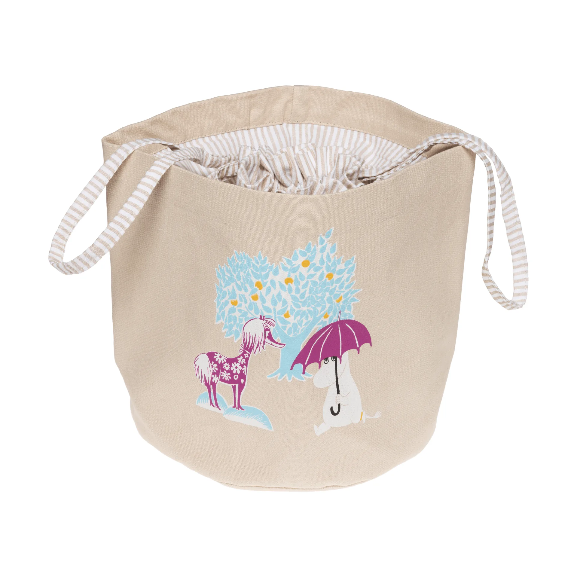 Mumin Aufbewahrungskorb, Unter dem Schirm GOTS, 24 cm Moomin Arabia