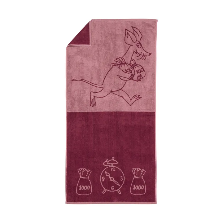 Mumin Badehandtuch 70x140cm - Sniff, Malve - Moomin Arabia