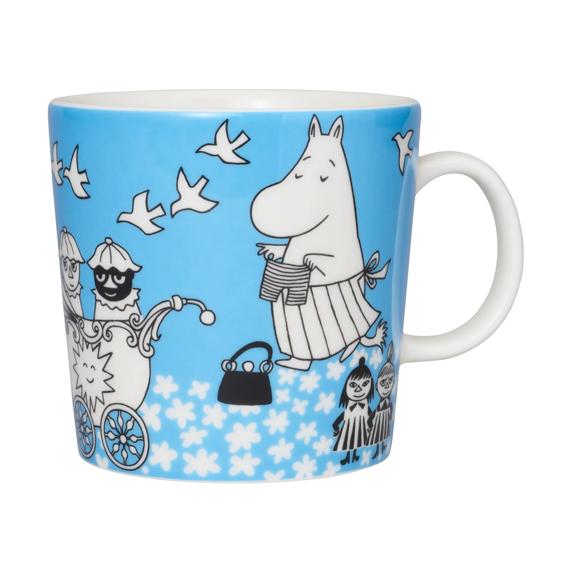 Mumin Frieden Tasse 40cl, Blau Moomin Arabia
