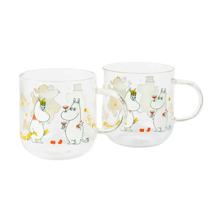 Mumin Glasbecher - Liebesgeschenk, 30 cl, 2er-Pack - Moomin Arabia
