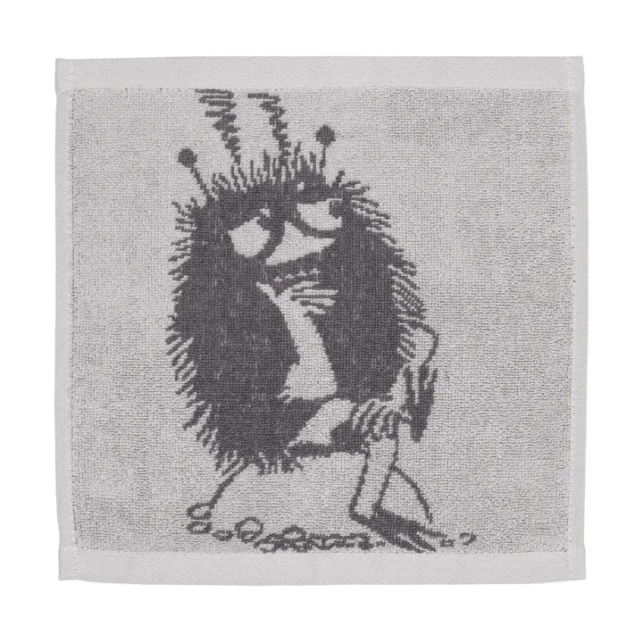Mumin Handtuch 25x25 cm - Stinky, Grau - Moomin Arabia