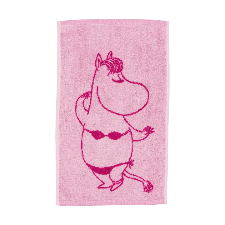 Mumin Handtuch 30x50cm - Snorkfröken rosa - Moomin Arabia
