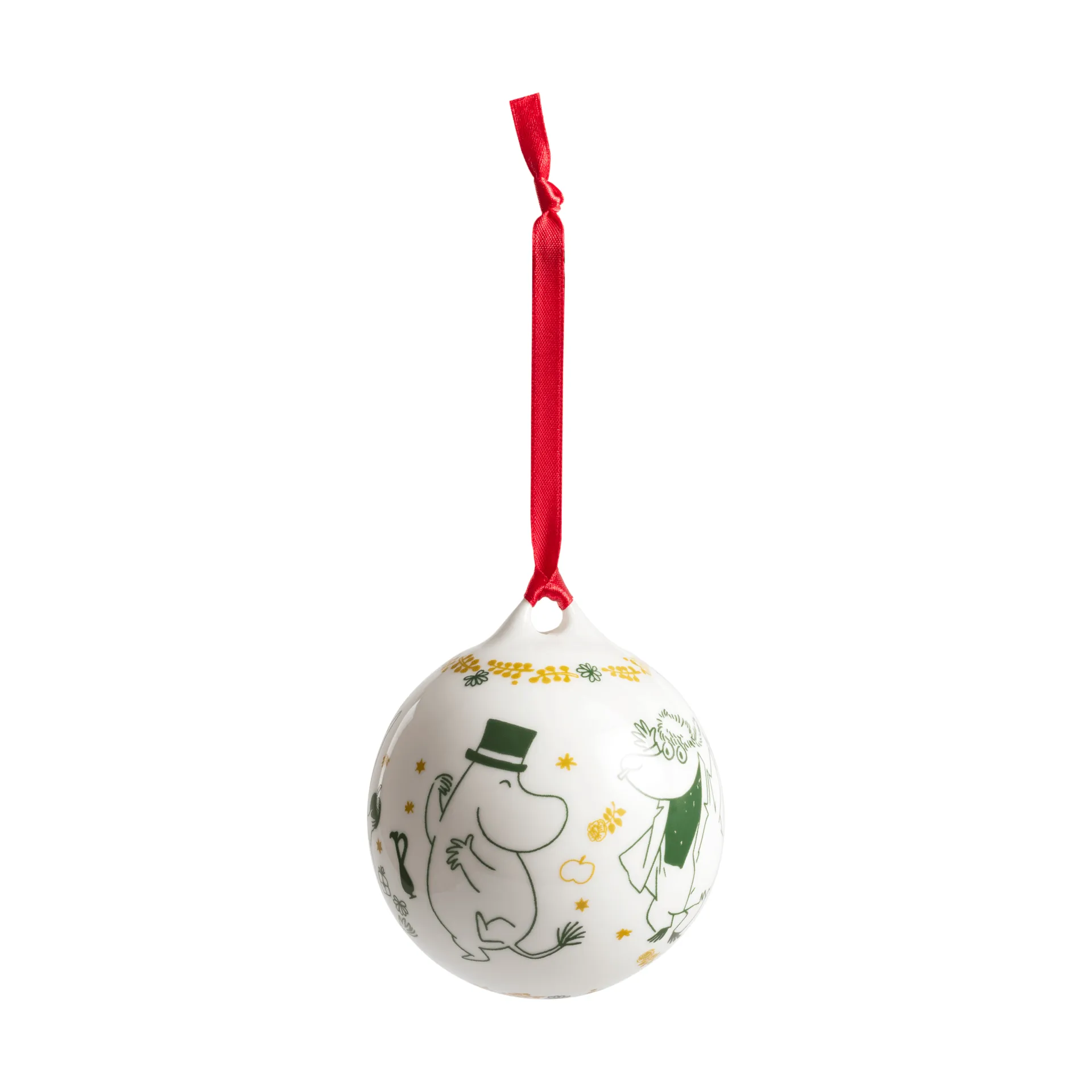 Mumin Jahreskugel Ø8 cm, 2026, Liebesgeschenk Moomin Arabia