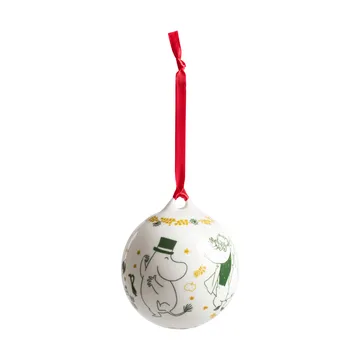 Mumin Jahreskugel Ø8 cm - 2026, Liebesgeschenk - Moomin Arabia
