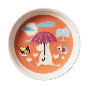 Mumin Kindergeschirr - Unter dem Regenschirm - Moomin Arabia
