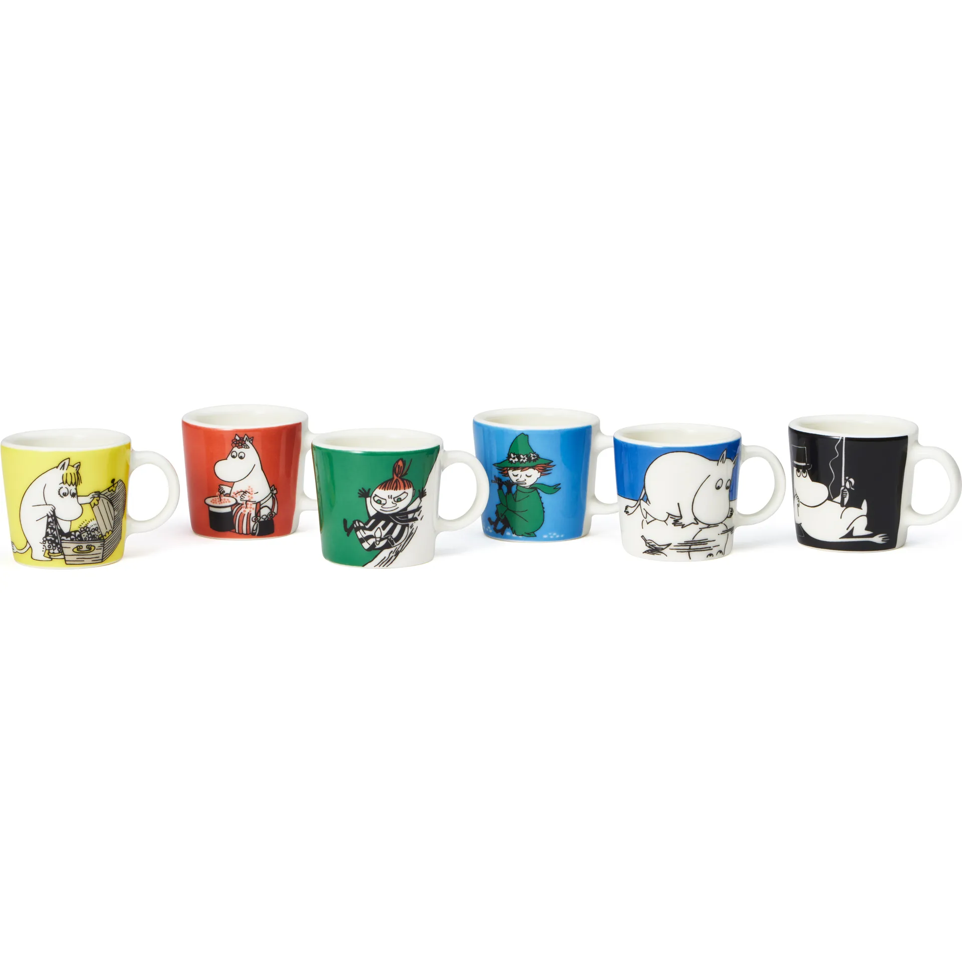Mumin mini-Tasse classic 1 6er Pack , Multi Moomin Arabia