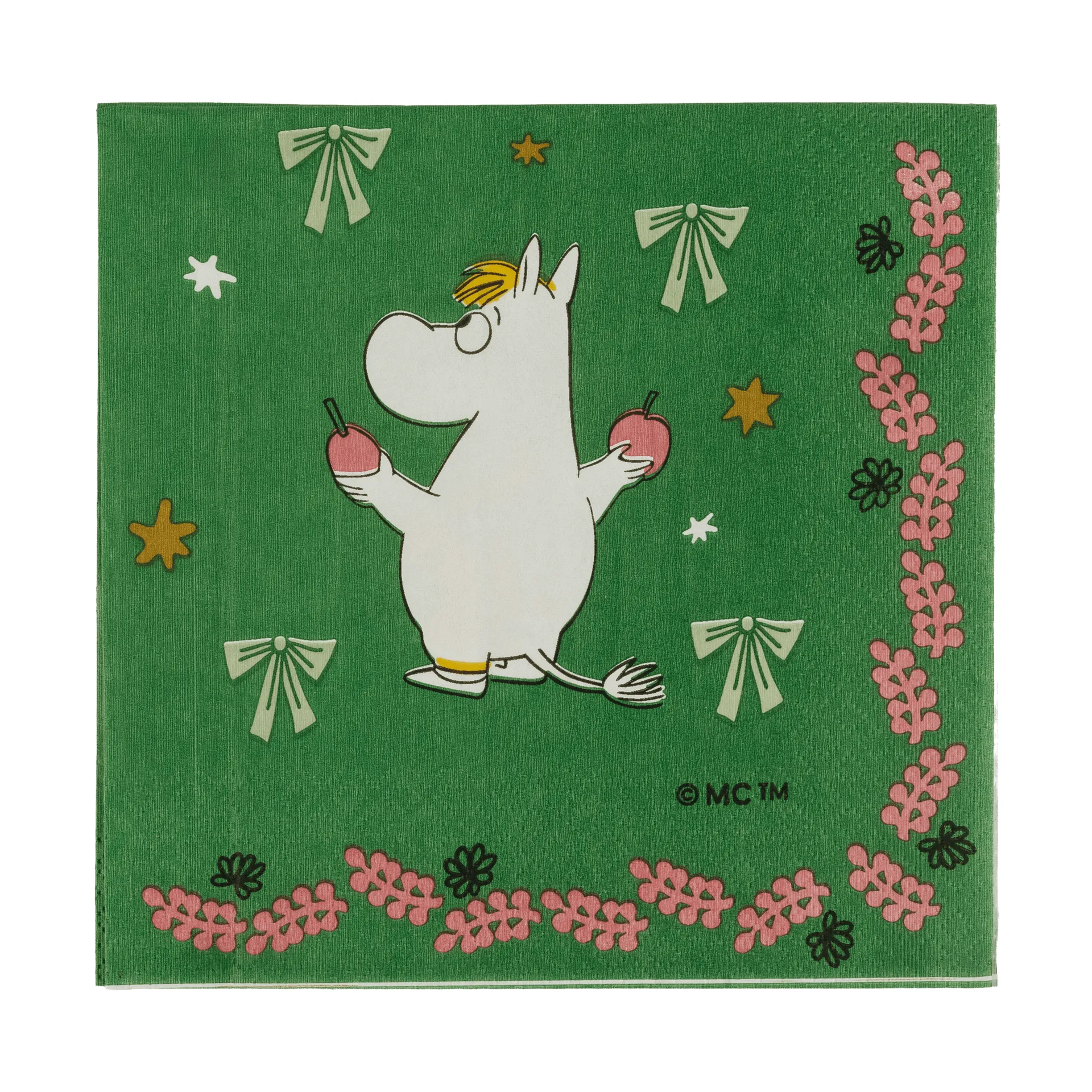 Mumin Papierserviette, Liebesgeschenk, 33x33 cm, 20er-Pack Moomin Arabia