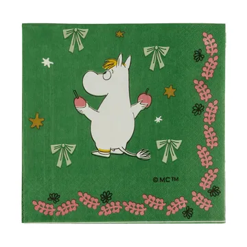 Mumin Papierserviette - Liebesgeschenk, 33x33 cm, 20er-Pack - Moomin Arabia