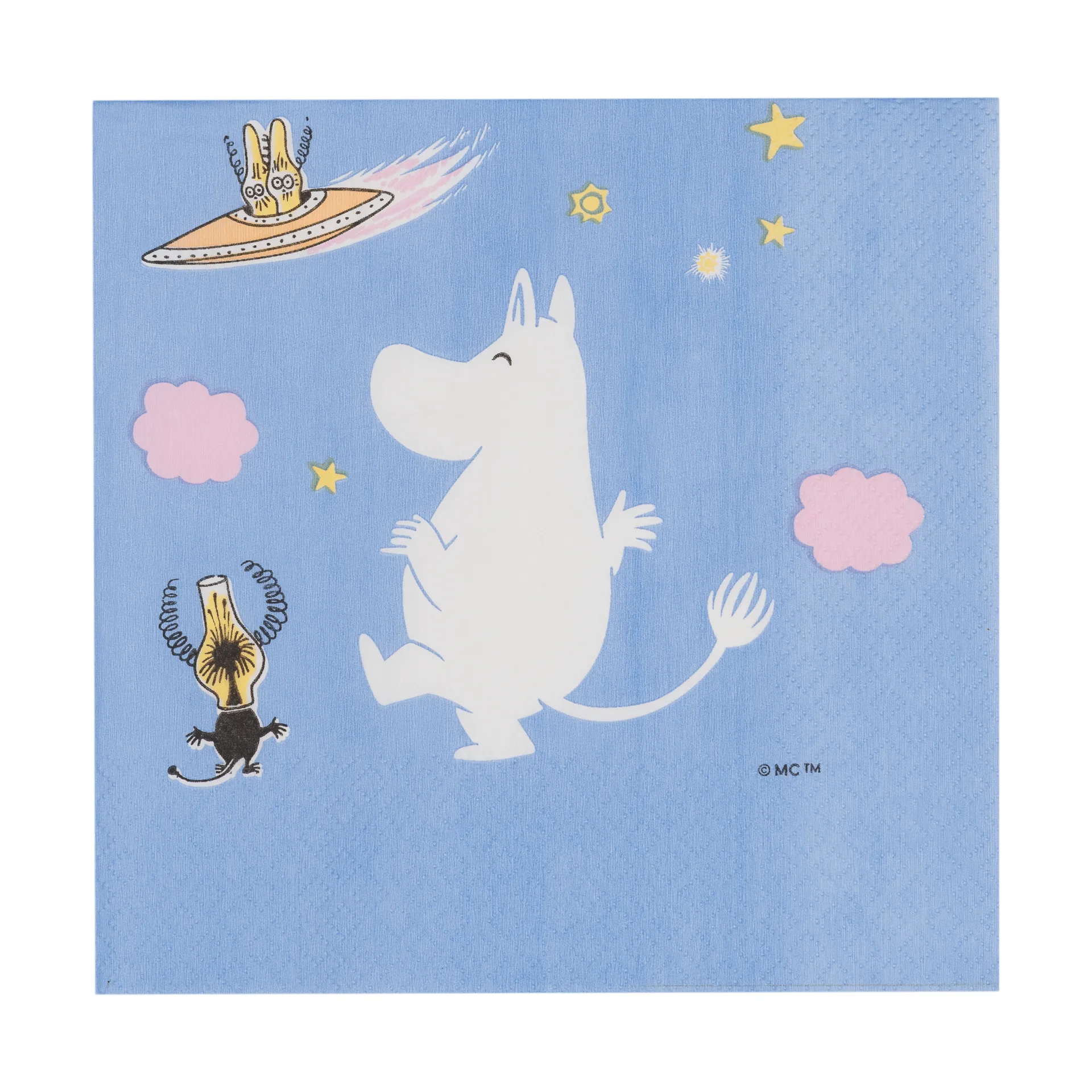 Mumin Papierserviette, Weltraumabenteuer, 20er-Pack Moomin Arabia
