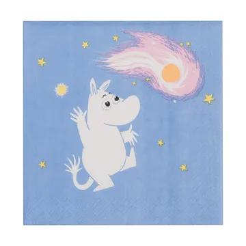 Mumin Papierserviette - Weltraumabenteuer, 20er-Pack - Moomin Arabia