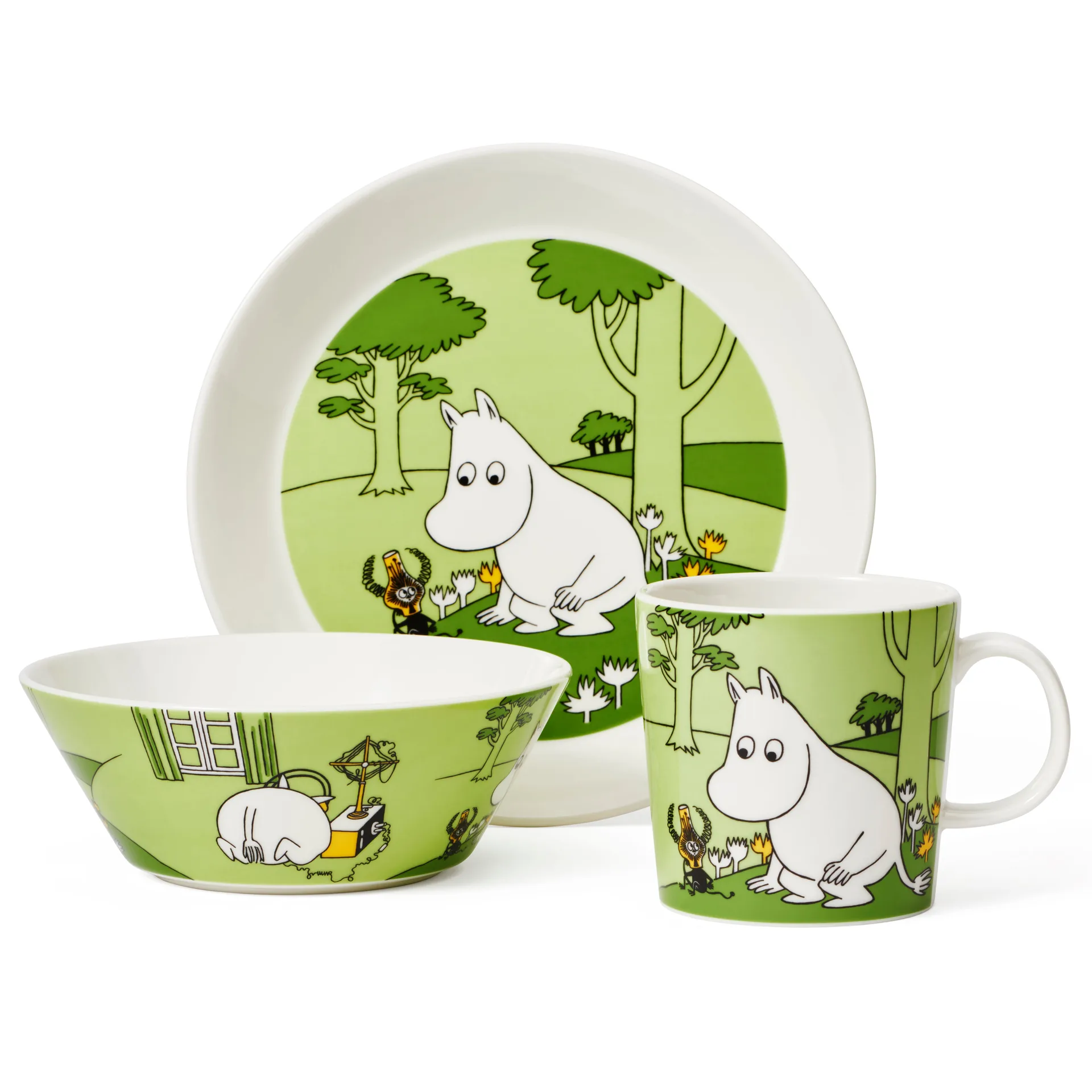 Mumin Schale, Grasgrün Moomin Arabia