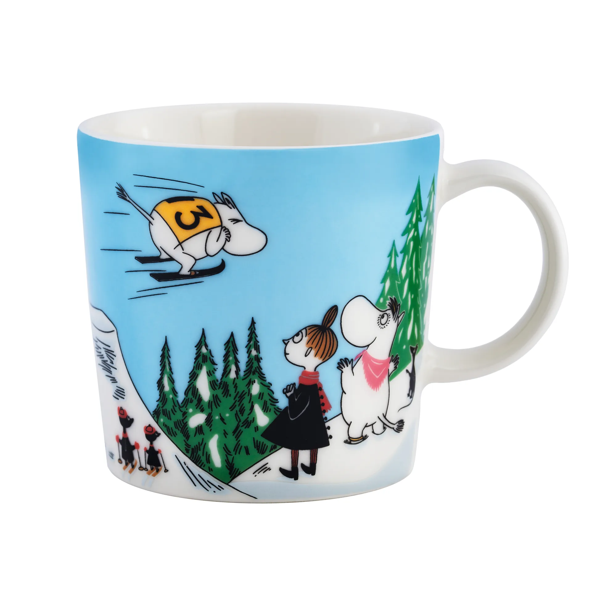Mumin Tasse Winter 2024 Skispringen , 30 cl Moomin Arabia