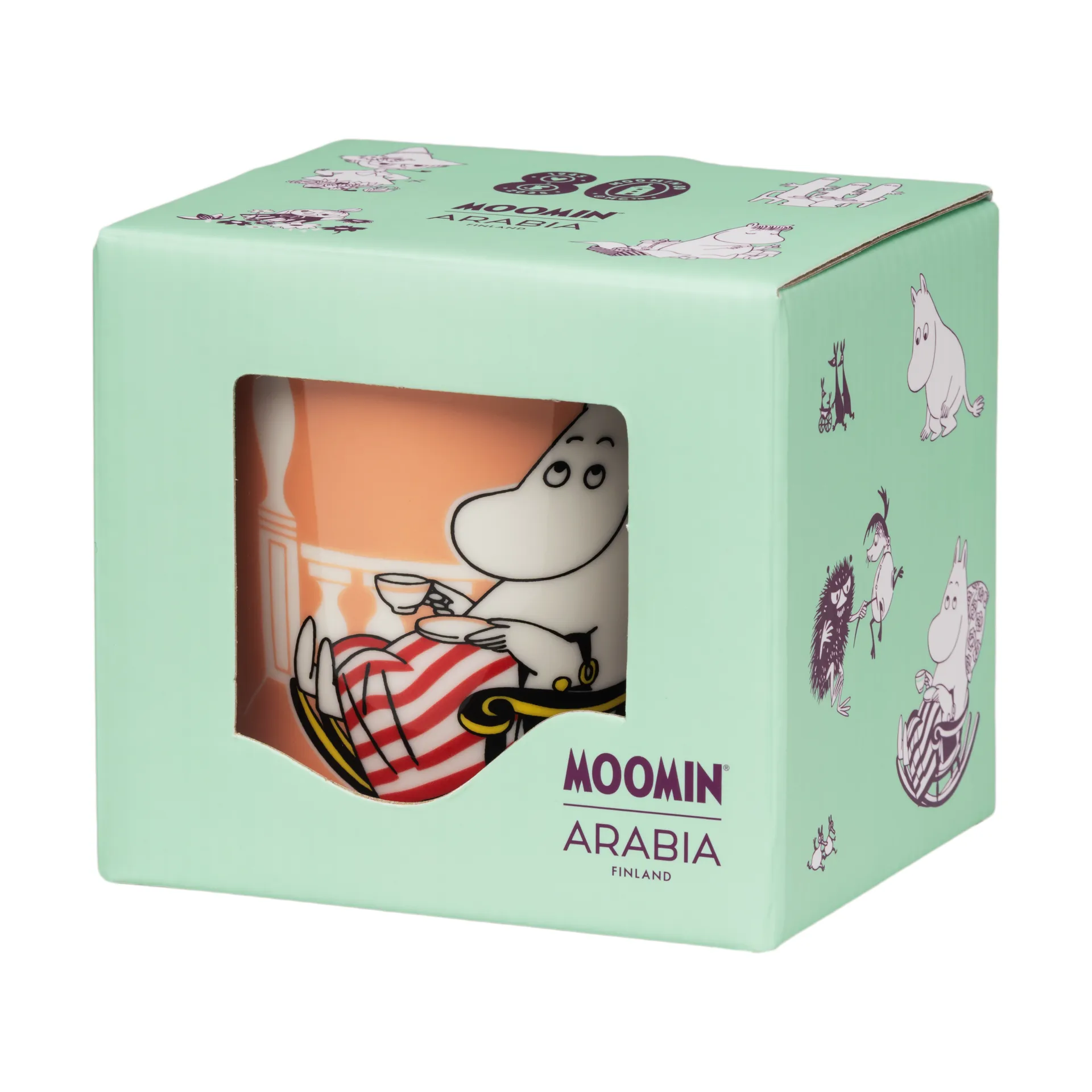 Muminmamma Muminbecher 80-jähriges Jubiläum, 30 cl Moomin Arabia