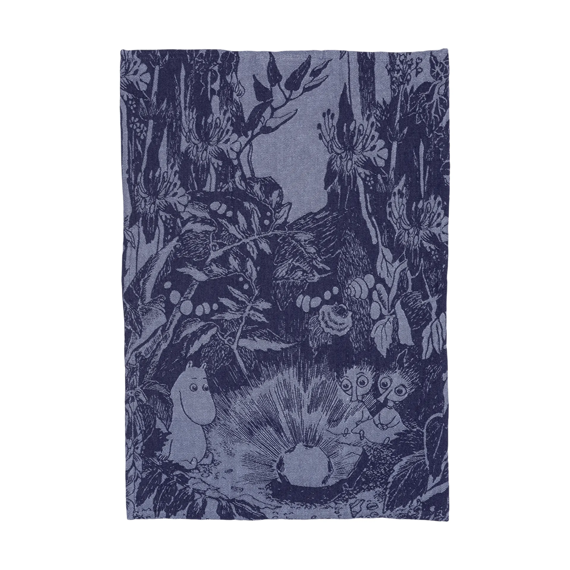 Mystikens skog Mumin Küchentuch, Blau, 45x66 cm Moomin Arabia