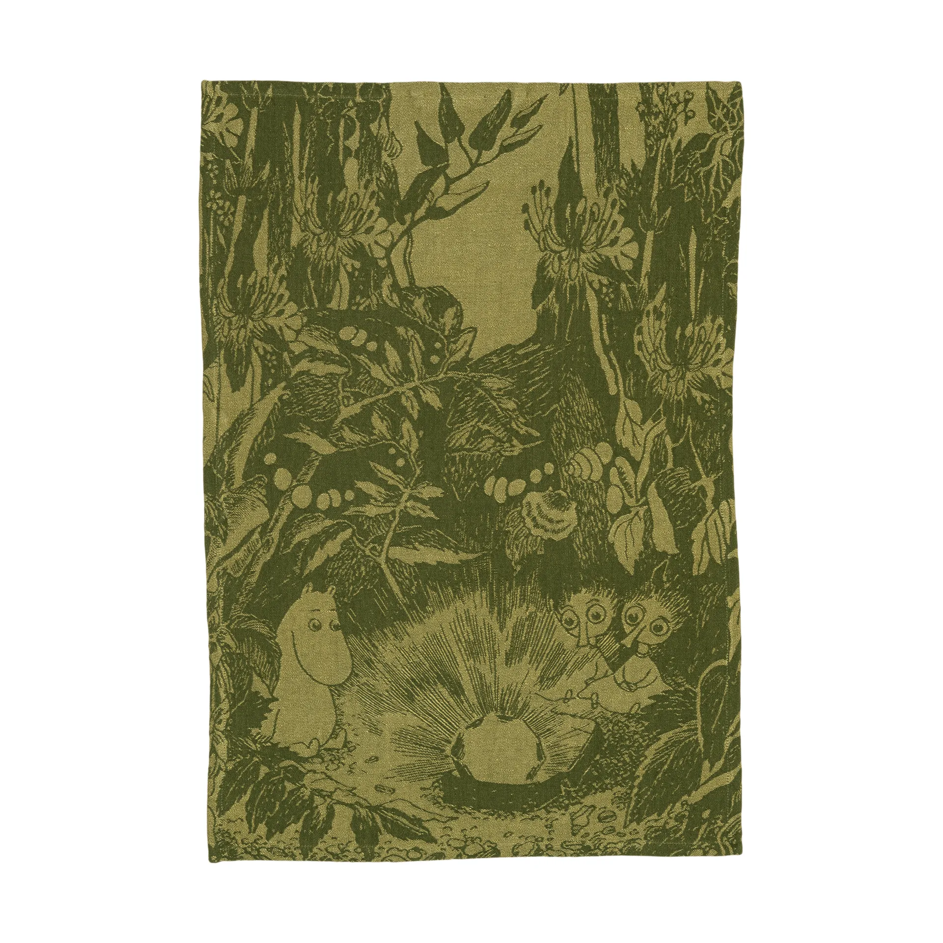 Mystikens skog Mumin Küchentuch, Grün, 45x65 cm Moomin Arabia