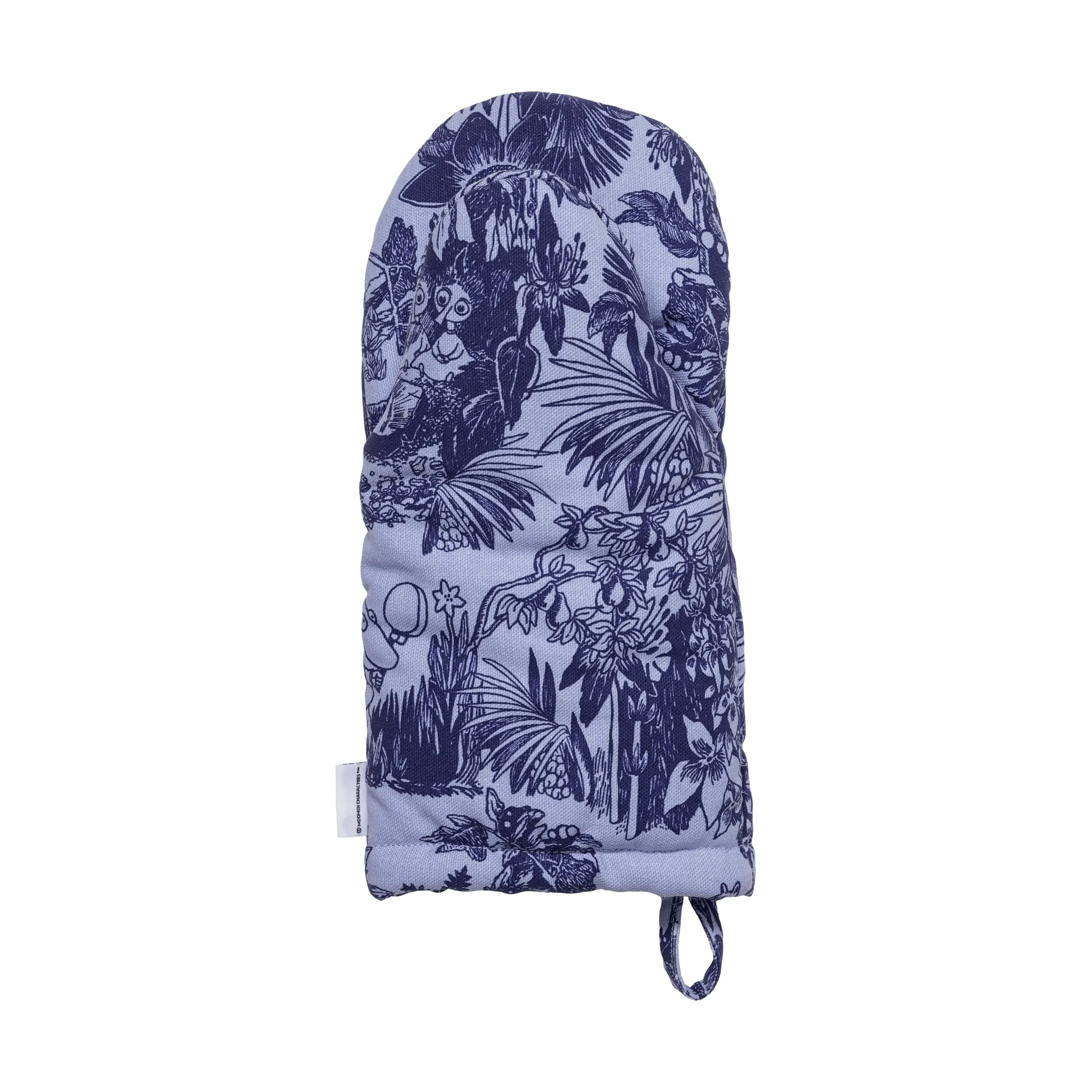 Mystikens skog Mumin Topfhandschuh, Blau, 15x34 cm Moomin Arabia